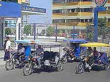 Image of local auto rickshaws