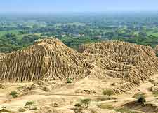 Photograph of ancient Tucumbe pyramids