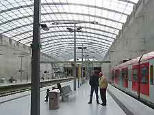 Photo of train station at Cologne Bonn Airport