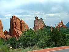 Further picture showing the Garden of the Gods