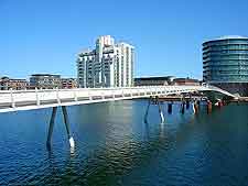 Photo of modern harbour bridge