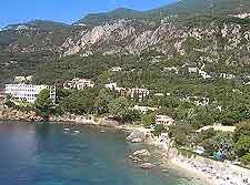 Picture of the beautiful Paleokastritsa Beach