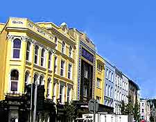 Image of city centre shops