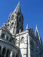 Different view of St. Finbarre's Cathedral, looking upwards