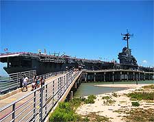 Picture showing the USS Lexington museum ship, photo by Travis Witt
