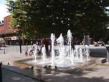 Picture of fountains in the city centre