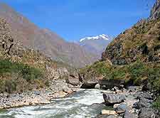 Photo showing the start of the famous Inca Trail