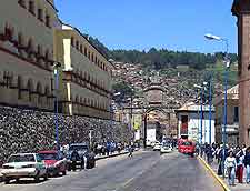 Image of central road and cars