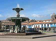 Picture of plaza fountain