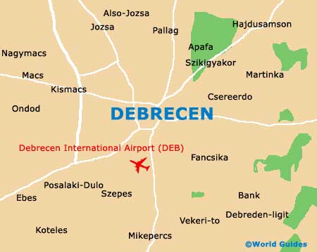 Small Debrecen Map