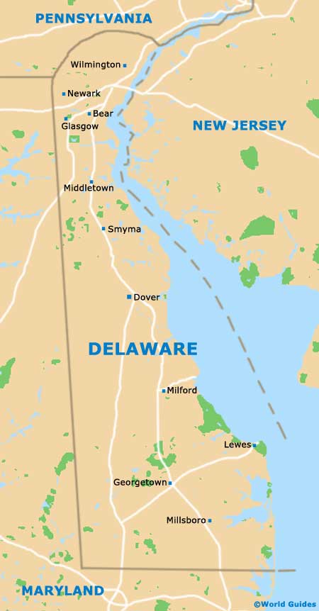 Delaware map