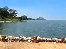 Shoreline image of the Lake Kivu