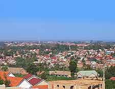Picture of the Kampala cityscape in Uganda