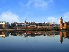 Waterfront view of the city