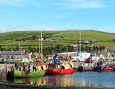 Dingle Harbour image, showing local sailing boats