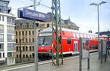 Photo of the train station (Bahnhof)
