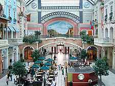 Interior view of the Mall of the Emirates