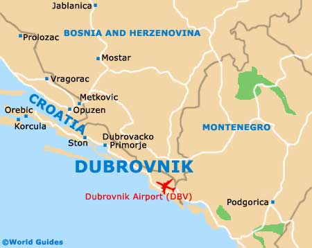Dubrovnik Map