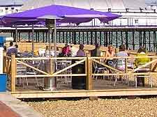 Photograph of alfresco beachfront cafe