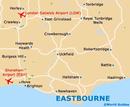 Small Eastbourne Map