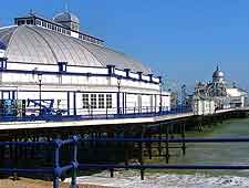 Close-up image of Eastbourne Pier