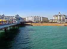Photo of the pier and beachfront hotels