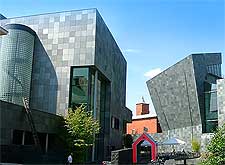 Photo showing the modernist Van Abbe Museum (Stedelijik Van Abbemuseum)