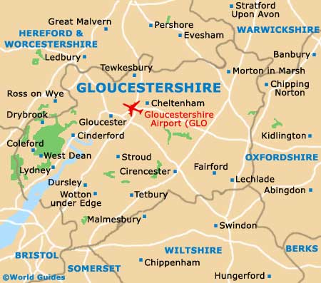 Gloucestershire map