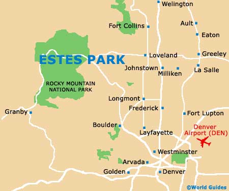 Estes Park map