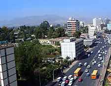 Addis Ababa skyline view
