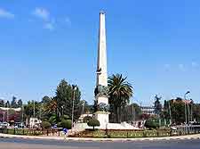 Photo of famous obelisk in Addis Ababa