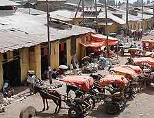 Photo of market in Gondar