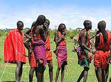 Photo of indigenous Maasai people in Kenya