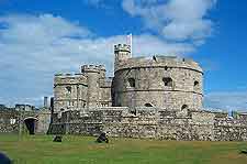 A view of Falmouth's Pendennis Castle