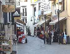 Picture of shops in the city centre