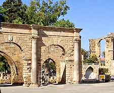 Picture of historic walled gates
