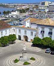 Aerial view of Faro