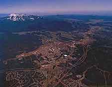 Photographic view over Flagstaff