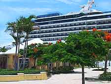 Photo of docked cruise liner