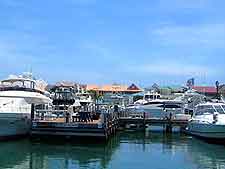 Deep-sea fishing boats at the Port Lucaya marina