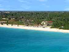 Waterfront view of undeveloped coastal stretch