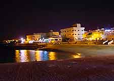 View of Fuerteventura's Corralejo nightlife