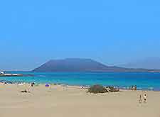 View of Fuerteventura's Isla Lobos