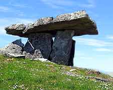 Photo showing the ancient Burren