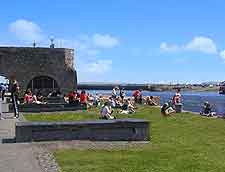 Summer photo of the Spanish Arch