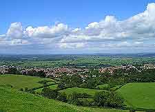 Distant image of the town