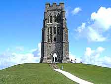 Picture of the Church of St. Michael, at the top of the Tor