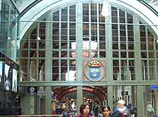 Close-up photgraph of the Central Station entrance