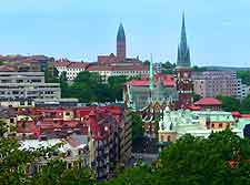 View of the skyline in Gothenburg