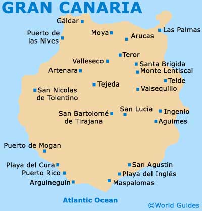 Small Gran Canaria Map
